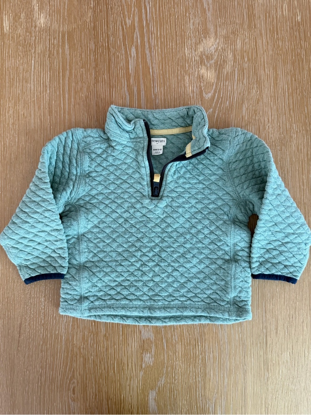 Crewcuts Quilted Green Pullover for Kids